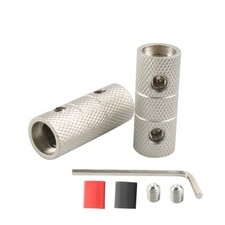 4Gauge Butt Connectors Brass 4GA Wire Splice Car Wire Connection 4GA Butt 2PCS