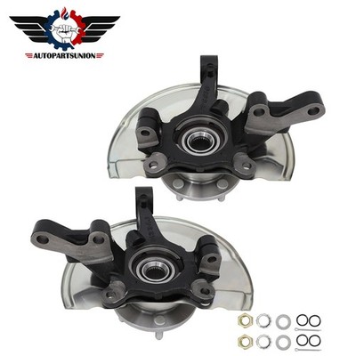 2 X Front Wheel Hub Bearing Knuckles For Jeep Compass Patriot Dodge Caliber