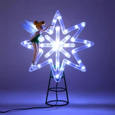 Disney Tinker Bell Light-Up Tree Topper Peter Pan NEW