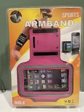 Hot Pink Arm band Case Sports Gym Running Arm Band Phone Holder For iPhone 5