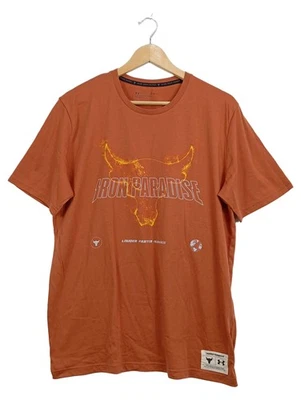 Under Armour T-Shirt Homme Orange Sport Iron Paradise (EU 50, INT L) - Photo 1/4