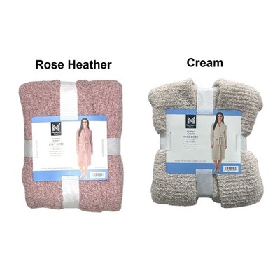 Member's Mark Women's Cozy Soft Kit Robe with Front Pockets & Tie Belt