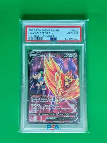 PSA 10 Zamazenta V | Pokemon Astral Radiance TG22 Trainer Gallery Holo Hop