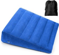 Inflatable Wedge Pillow Portable Inflatable Wedge Pillow for Travel Fast New