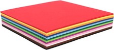 Craft Stiff Felt Squares - 12 x 12 Inch - Premium Colorful Hard Fabric Sheets fo