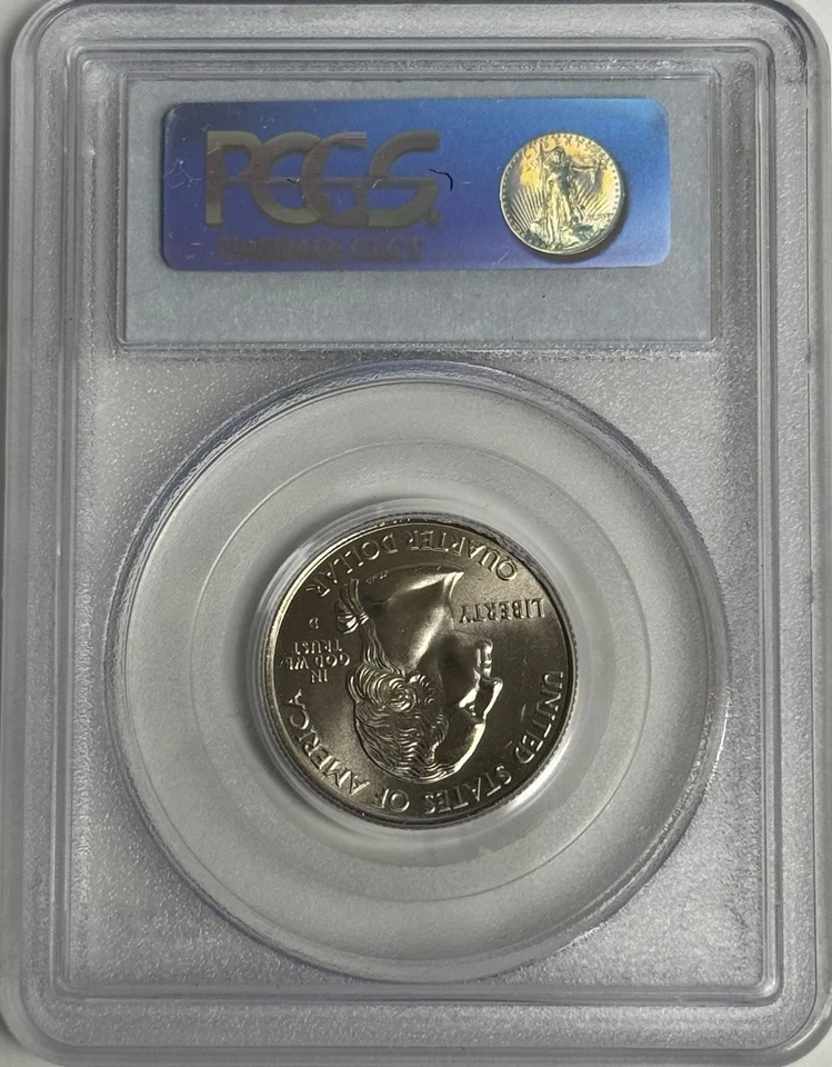 2005 D Minnesota Satin Finish Extra Tree 25C Quarter PCGS MS67 DDR-001 - Image 2 of 2