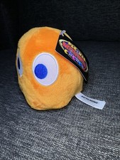 Toy Factory Pac-Man Battle Royale Orange Ghost Clyde 4" Plush NWT Bandai Namco