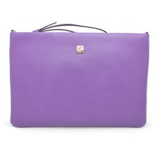Chopard Ice Cube Purple Grained Leather Pouch...