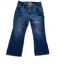 Levis 529 Jeans Womens 33x30 Blue Denim Mid Rise Medium Wash Curvy Bootcut Leg