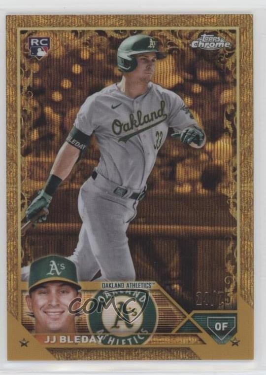 2023 Topps Gilded Collection Gold Wave Refractor 21/75 JJ Bleday #113 c7r