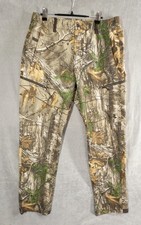 Under Armour Storm Realtree Camo Pants Mens 34  Fleece Outdoor Hunting Loose Fit