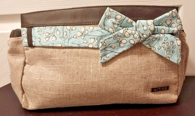 NEW - Miche Classic Shell - ''Riley'' Retired - Tan w/blue ribbon faux leather