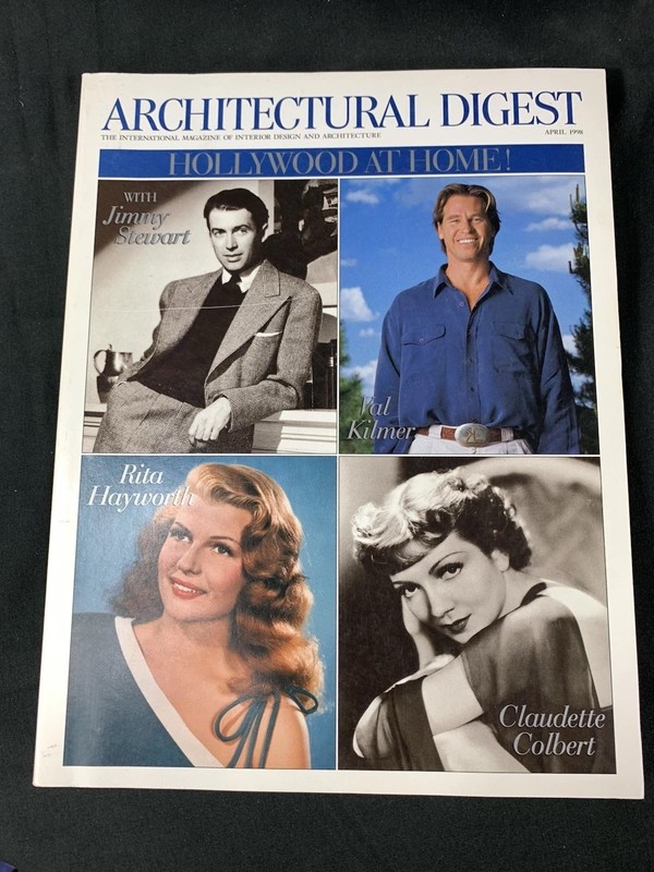 Vintage - Architectural Digest Magazine April 1998 Hollywood at Home