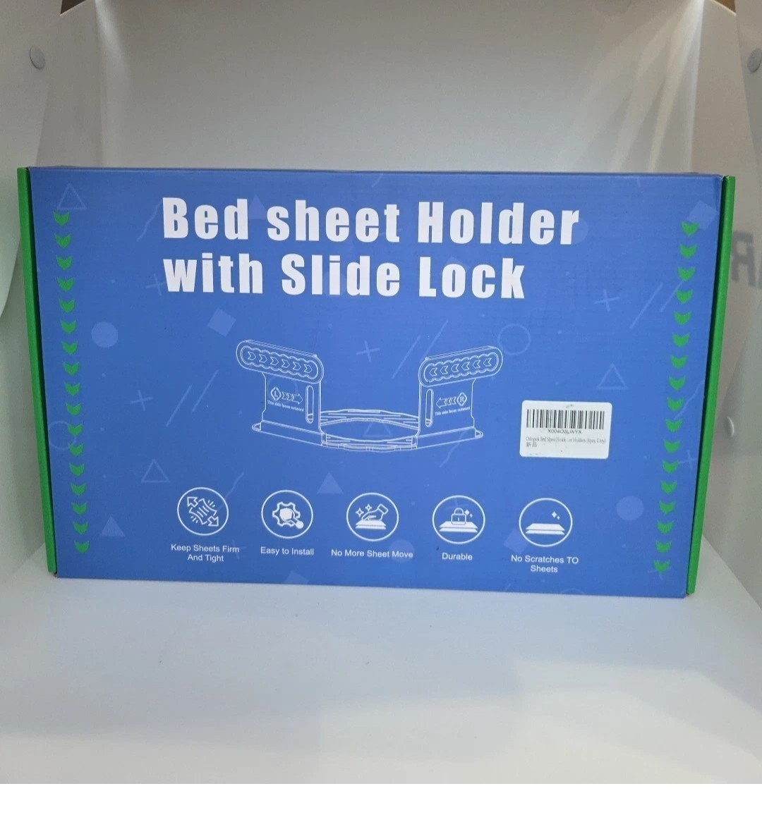 ALWENID Bed Sheet Holders for Corners, Fitted Sheet Holders Fit Bed CLEAR 