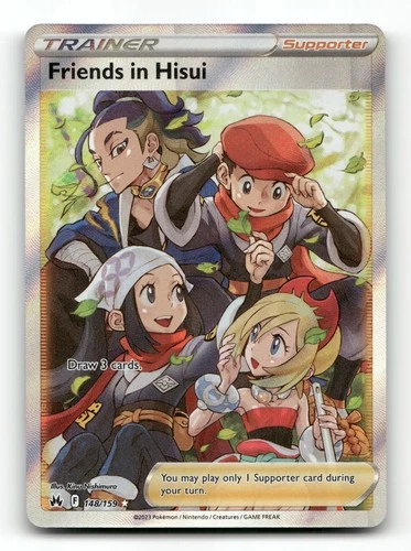 Friends in Hisui 148/159 - Crown Zenith - Pokemon Card NM/M