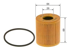 Oil filter BOSCH CITROËN BERLINGO / BERLINGO FIRST Furgons/minivens (M_) 1.4...
