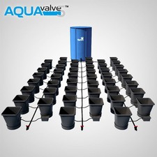 Autopot 1Pot XL Profi Bewässerungsset 48x25L - Stromlos, AQUAvalve5, Tank
