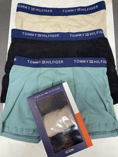 Tommy Hilfiger Men's Tight Fitting Boxer Shorts In 3 Assorted Colours Size Xl