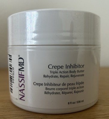 NASSIFMD Crepe Inhibitor Triple Action Body Butter 8 fl oz-NEW Sealed