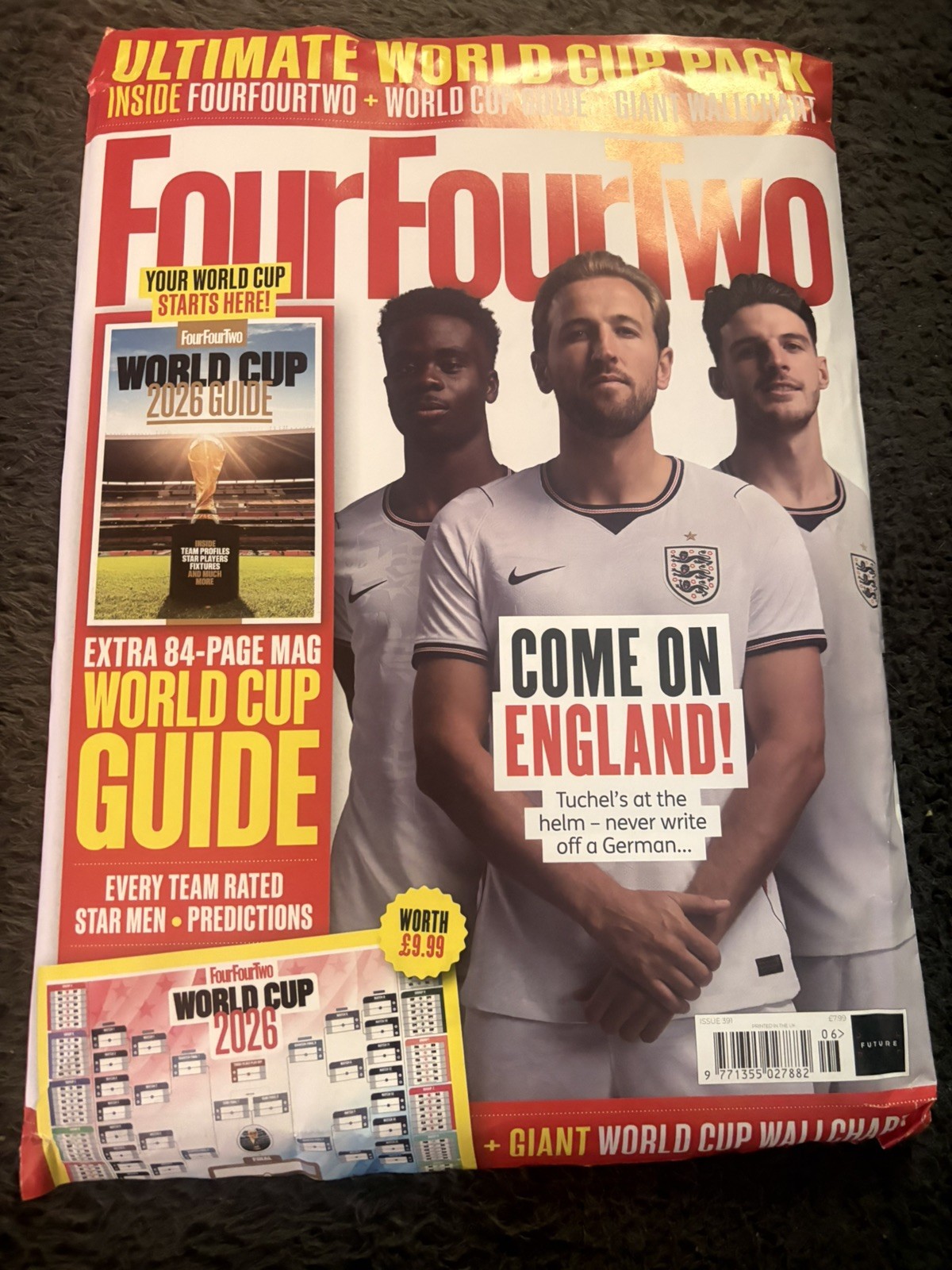 442 Four Four Two magazine Jun 2026 Ultimate World Cup Pack. Come On England!
