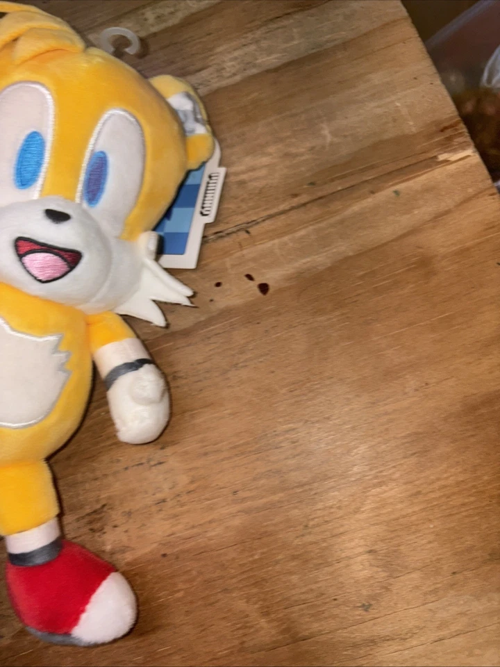 Kidrobot Sonic the Hedgehog Tails Phunny 9" Collectible Plush Toy - New with Tag - Image 3 of 4
