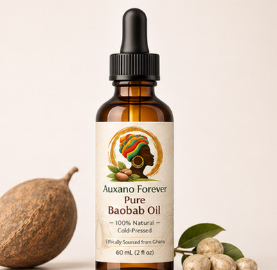 Pure Baobab Oil 60ml Cold Pressed Ghana Natural Face Body Hair Carrier Oil
