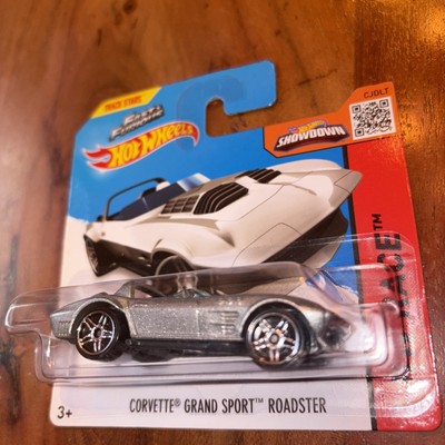 Hotwheels   Corvette Grand Sport Roadster Silber HW Race 2015 Track Stars  