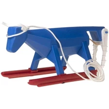 Portable Cowboy Toy Roping Dummy with 2 Miniature Ropes - Roping Skills Made Fun