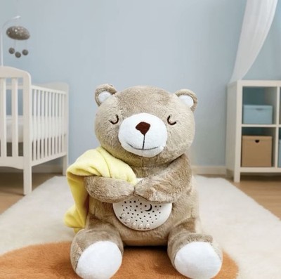 Islamischer Teddybär mit Koran Rezitation Nachtlicht Plüschtier Baby Geschenk