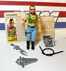 GI Joe Ripper 1985 v1 *100% COMPLETE w/File Card, Near Mint!* Vintage Dreadnok