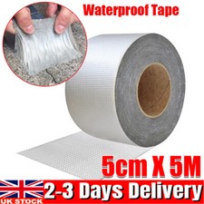 5M Butyl Sealant Tape Leak Cracks Repair Tape Flashing Band Gutter Roof RV Pipe
