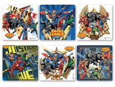 12 DC Comics Justice League Stickers Kid Birthday Party Goody Bag Filler Favor