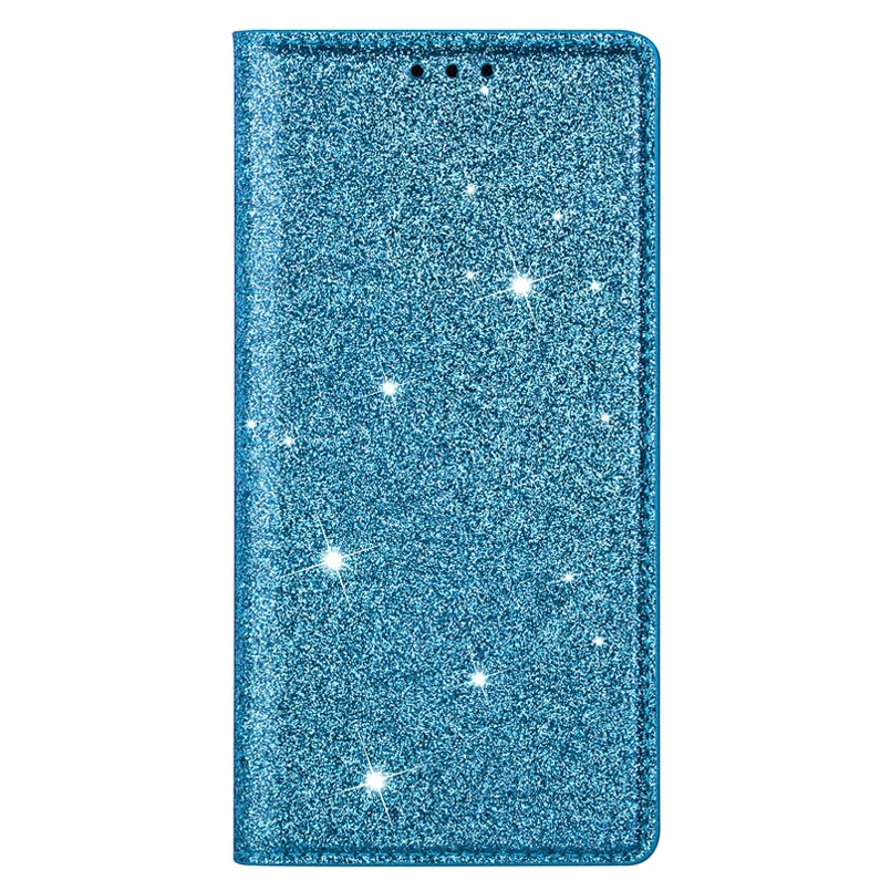 Glitter Leather Wallet Case Magnetic Flip Cover for Huawei P20/P30/P40 Lite Pro - Image 3 of 4