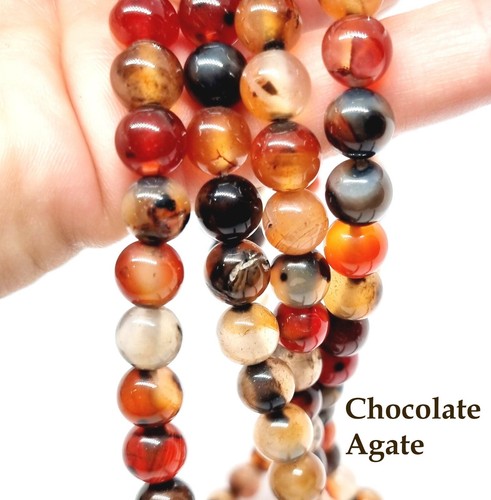 Semi Precious Gemstone Beads Jewellery Making - 6mm Round - 65 per strand - Picture 46 of 176