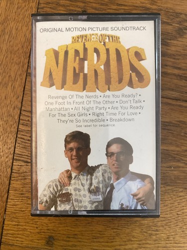 RARE Revenge Of The Nerds Original Motion Picture Soundtrack Tape V/A 1984 - Picture 2 of 6