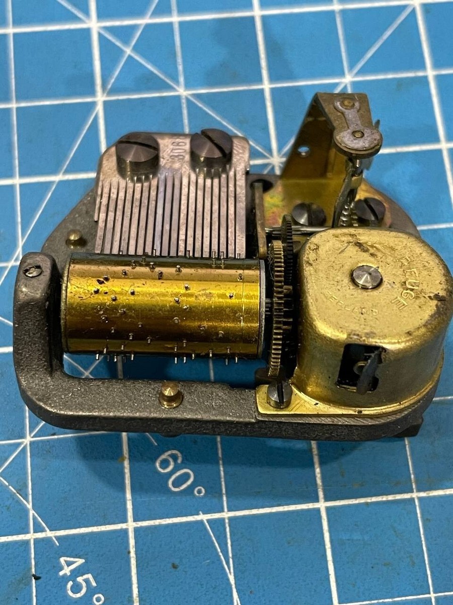 REUGE Music Box Movement 18 notes working see video | eBay