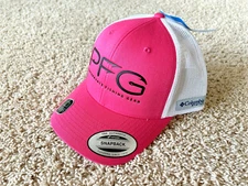 Columbia PFG Fish Hook Snapback Cap Pink