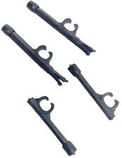 Bk 4pk Replacement / Conversion Clips For Peltor Comtac Arc Rail Headset Adapter