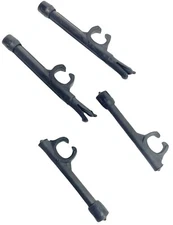 BK 4pk Guide Arms Post Clips For 3M Peltor Comtac ARC Rail Headset Adapter