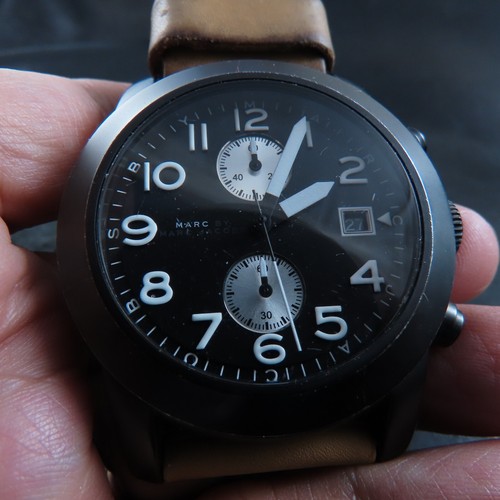 All Steel Marc By Marc Jacobs Chronograph Quartz Men Watch