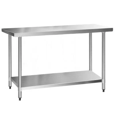 Cefito 610 X 1524mm Commercial Stainless Steel Kitchen Bench