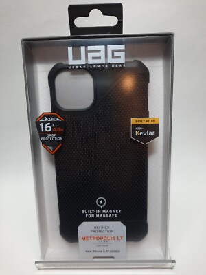 Urban Armor Gear UAG Metropolis LT MagSafe Case - iPhone 14 Plus 6.7'' (Black)