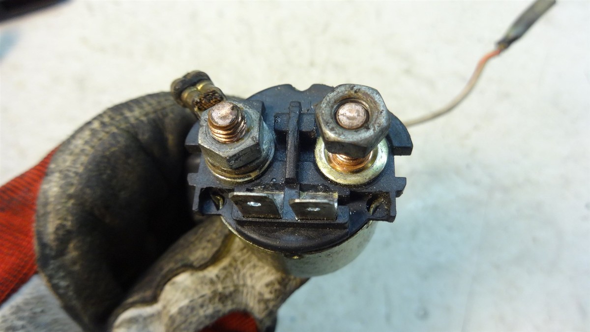 1987 Kawasaki ZX750-F Ninja ZX 750 K519. starter solenoid | eBay