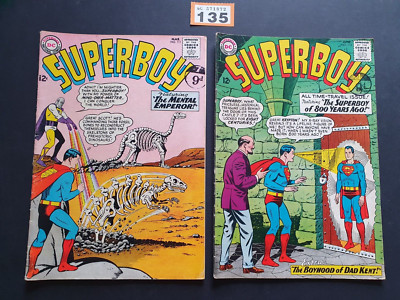 SUPERBOY # 111 + 113  DC COMICS 1964 x 2 VNC