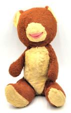 Light And Dark Brown Teddy Bear 16" Collectible Vintage