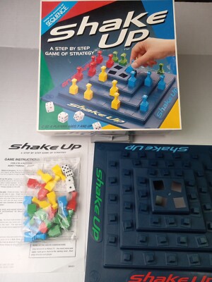 Shake-Up 1997 Jax LTD Games ''A Step By Step Game Of Strategy'' Item#2000 2-4 Play