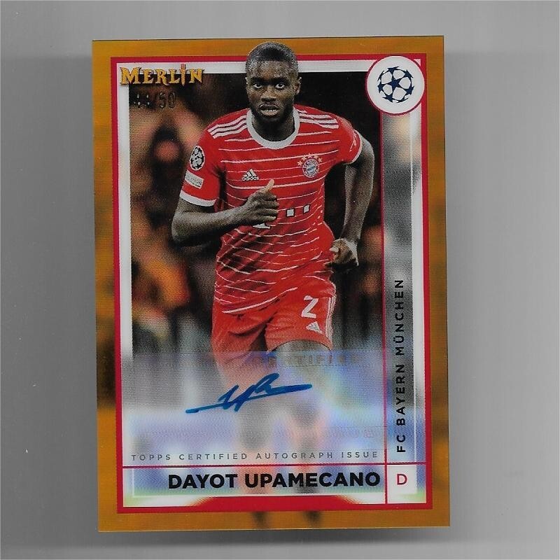 22-23 Topps Merlin CAFU カフー 直筆サイン 世界50枚 2022-23 Topps Merlin UEFA Autograph Auto Card : Dayot