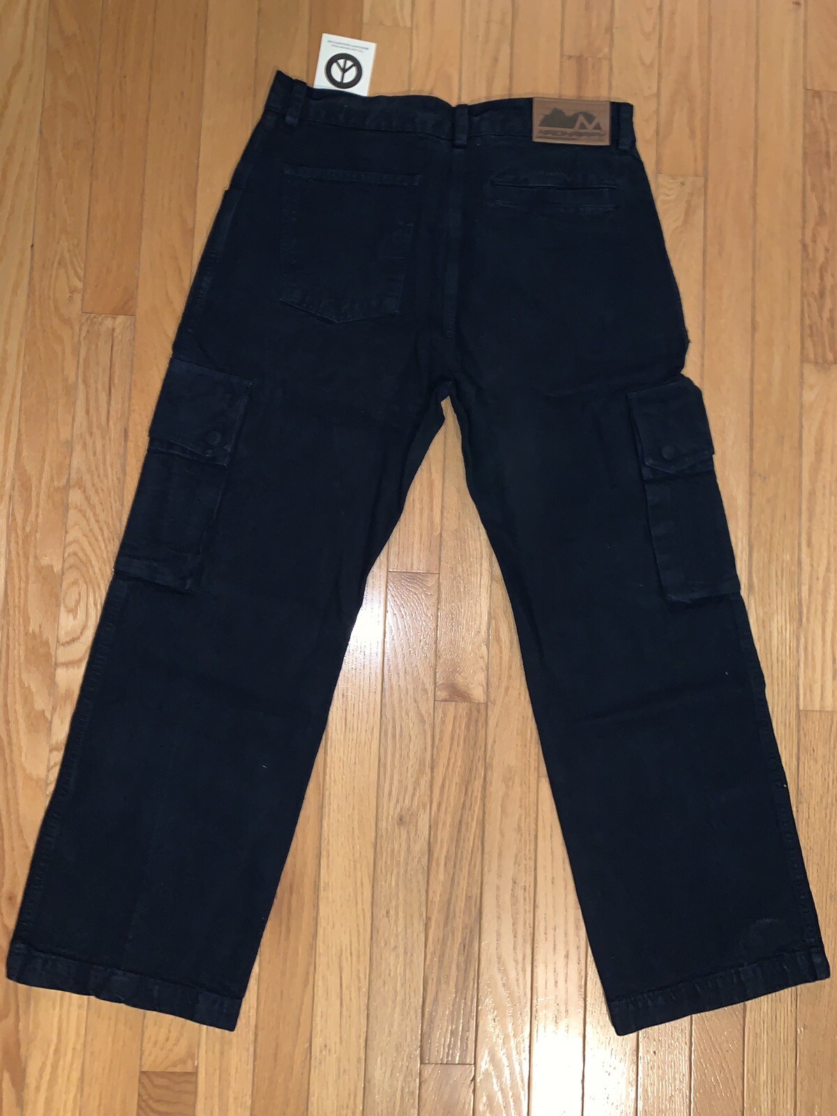 NWT Madhappy Black Outdoors Cargo Pants Straight Leg Pant Medium RARE MSRP $185 image 2