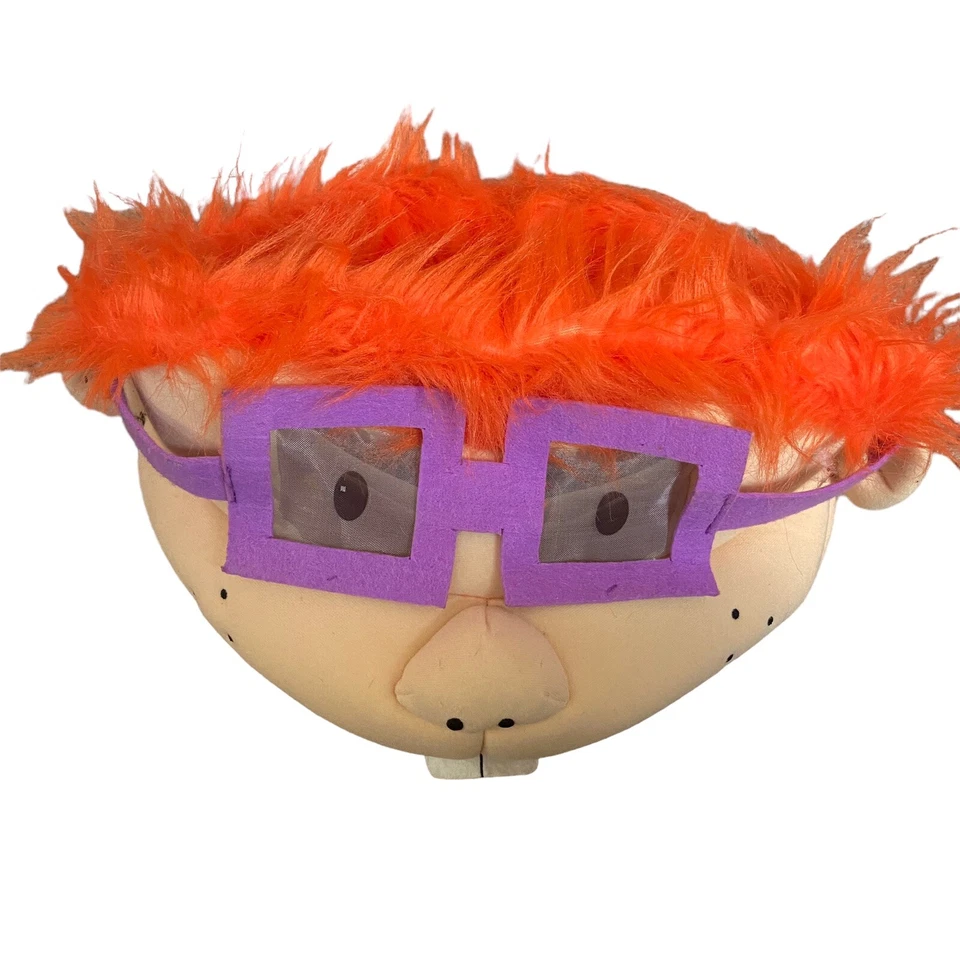 Rugrats Chuckie Nickelodeon Big Greeter Heads Máscara Adulto Cabeza Disfraz Camisa Med Foto 4 de 4