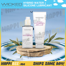 WICKED Simply HYBRID Silicone Water Liquid Lubricant🍯Wet Gel Glide Anal Lube